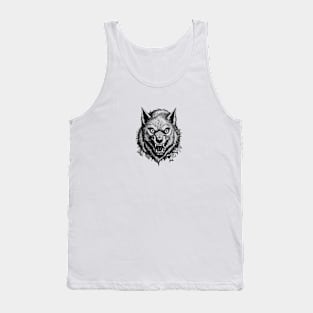 Female Werewolf Head Tank Top